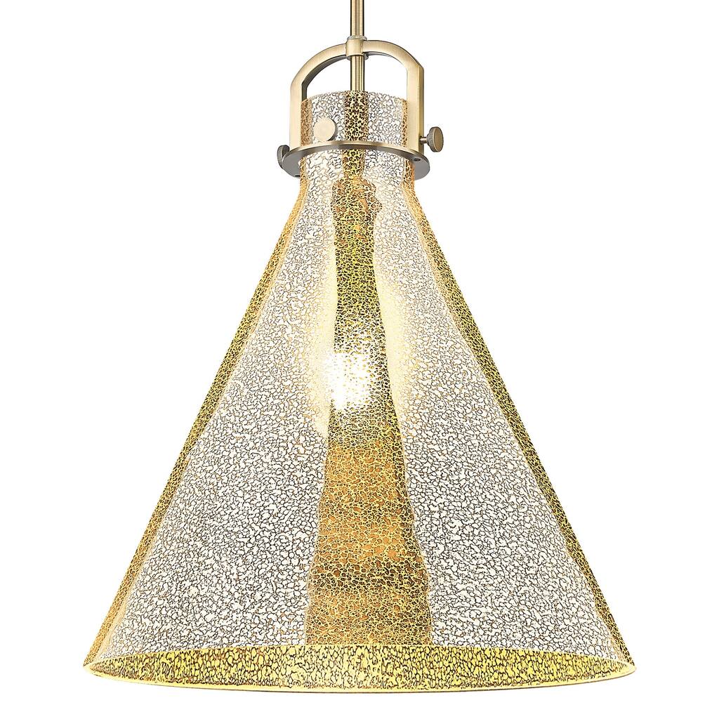 Innovations Lighting 410-1SL-G411-18ME Newton Cone 18" Wide Pendant