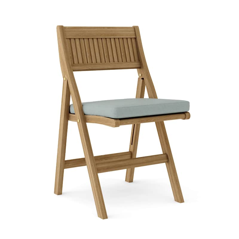 Windsor Teak Outdoor Dining Chair - Foldable (Set of 2) - N/A