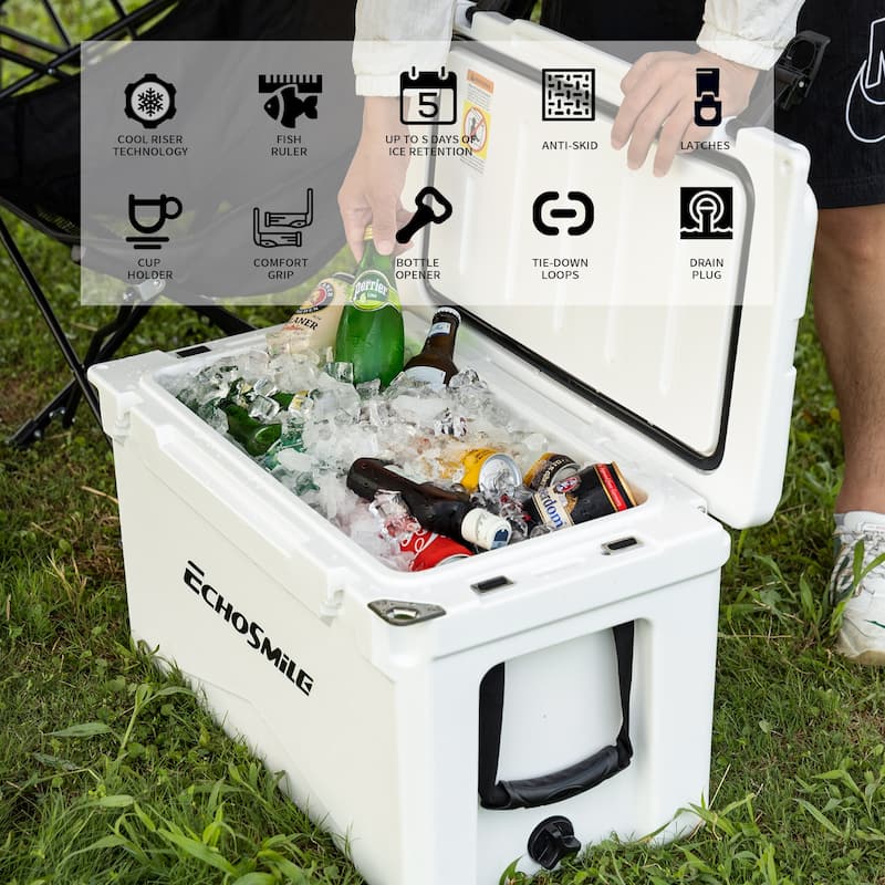 EchoSmile 40 qt. Rotomolded Cooler