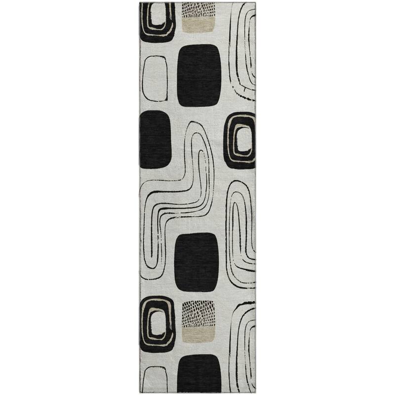 Premium Washable Super Soft Contemporary Elements Mayfield Rug