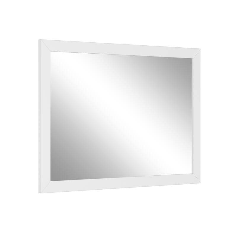 CASAINC 48in Solid Wood Framed Mirror in Multiple Color Frames