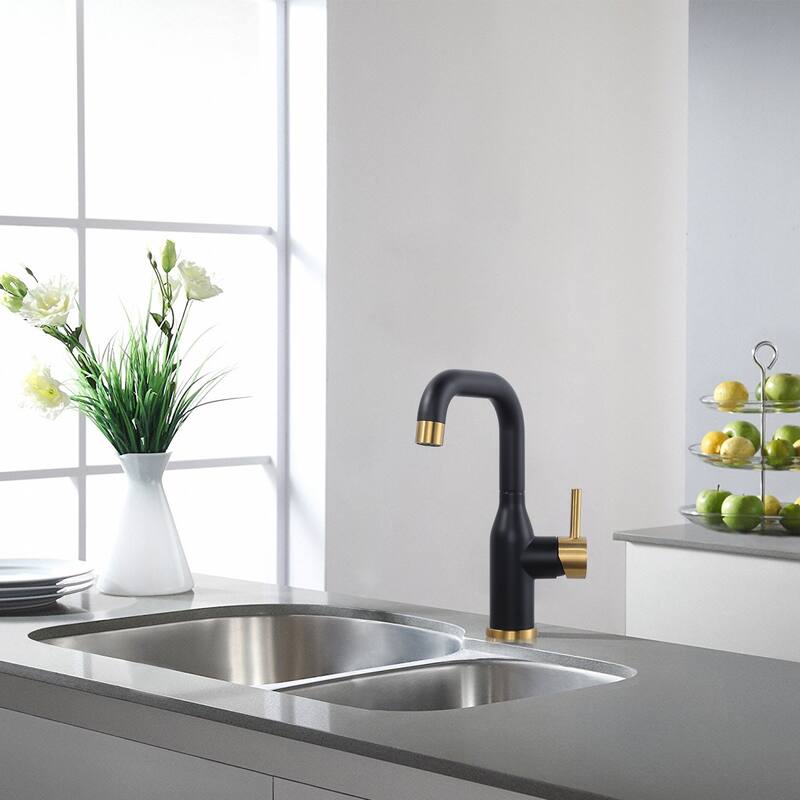 WOWOW Single Handle Bar Faucet With Swivel Spout