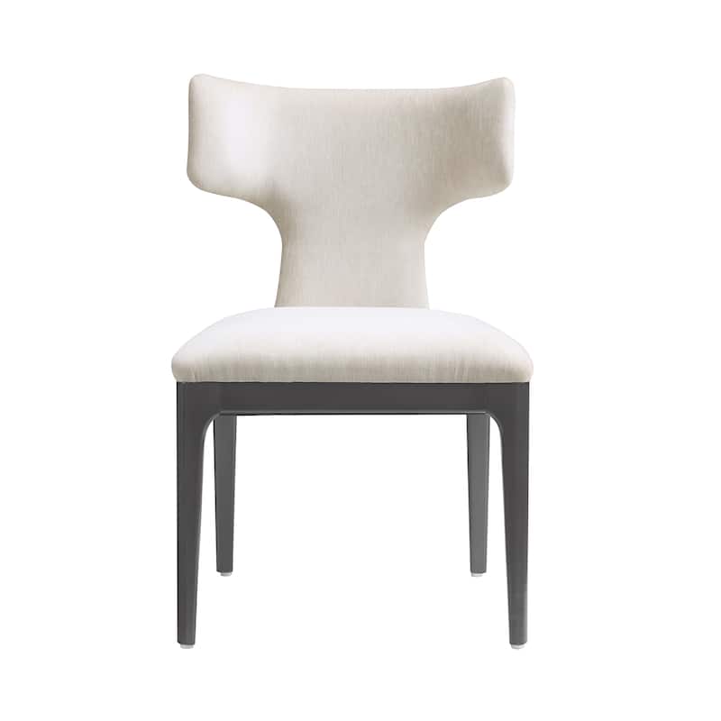 Eloria Chenille Wood Side Chair Set of 2