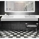 preview thumbnail 6 of 175, Juniper Stone Solid Surface Wall-mounted Vessel Sink