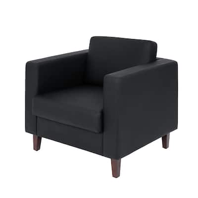Commercial Lobby Chair with Outlets/USB/USB-C Charging Ports - 33"W x 31.25"D x 32.5"H