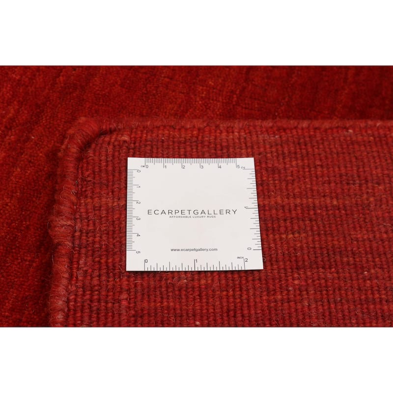 Kashkuli Gabbeh Red Rug 4'0" x 5'10" - 4'0 x 5'10