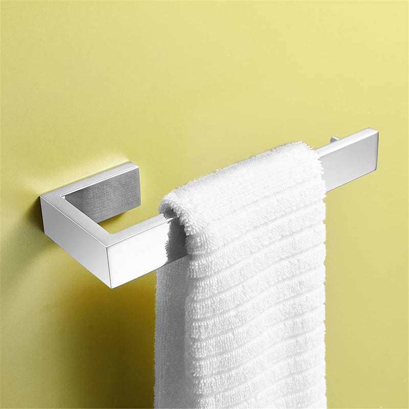 4 Piece Bathroom Hardware Set Wall Mount Bathroom Accessories Bathroom Towel Holder Bar Set Stainless Steel Bath Fixtures
