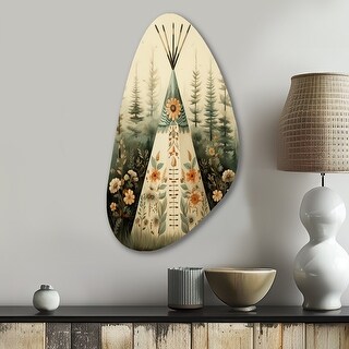 Beige Native Tipi Serenity In Nature - Native American Art Sculptures ...