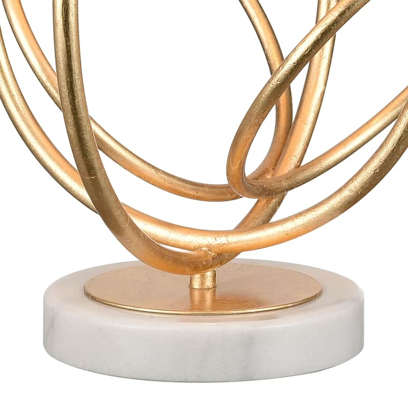 Atlas Lighting Morely 26'' High 1-Light Table Lamp - Gold Leaf - 26 inch High