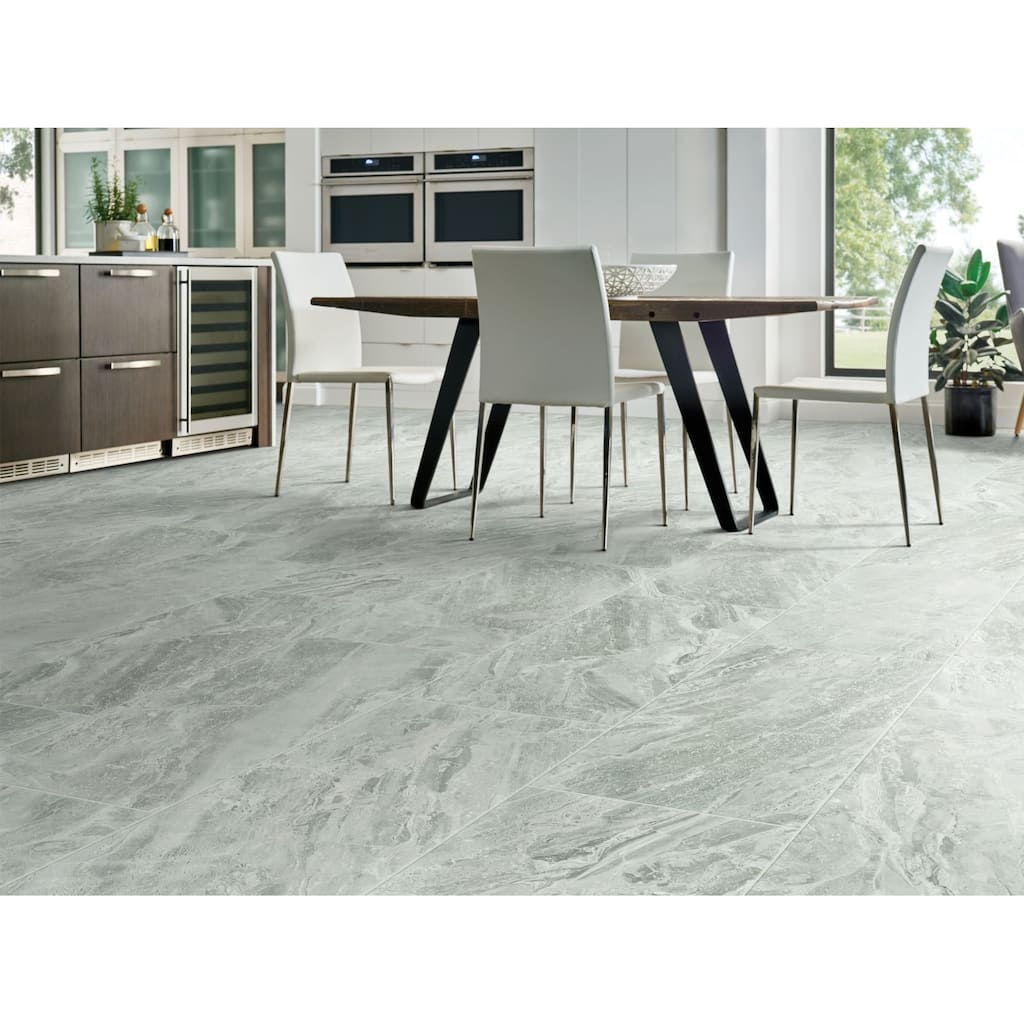 Shaw Casino - 12" x 24" Rectangle Floor Tile - Matte Marble Visual -