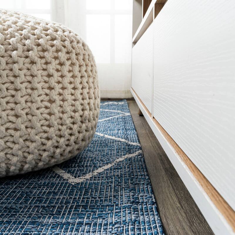 JONATHAN Y Kafel Tribal Diamond Trellis Indoor/Outdoor Area Rug