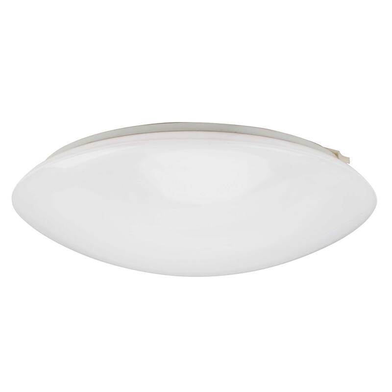 1-Light LED Flush Mount Ceiling light in Brushed Nickel