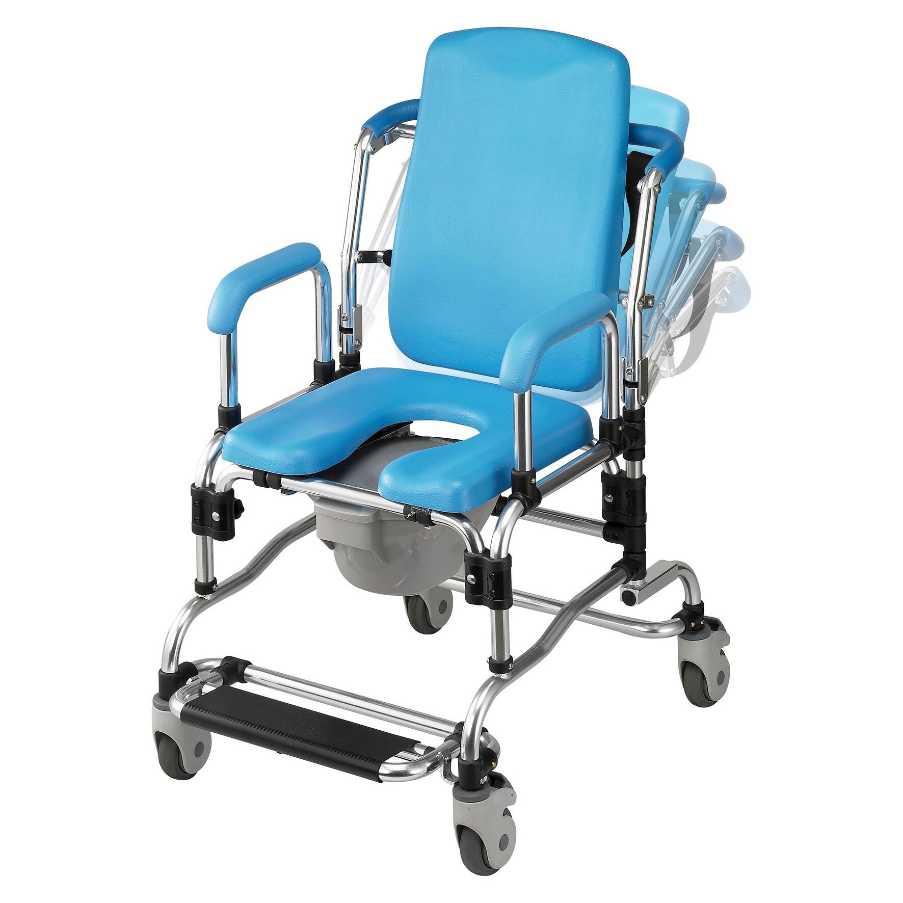 shower chair with reclining back
