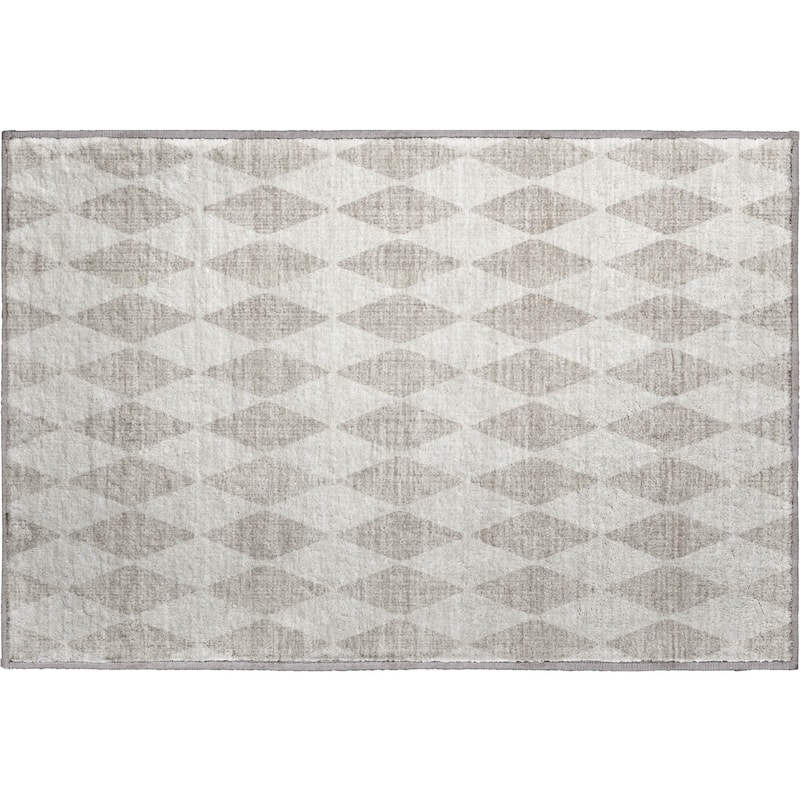Premium Washable Super Soft Modern Diamond Mayfield Rug
