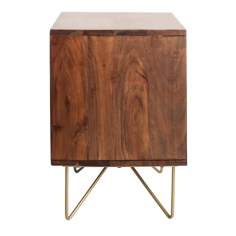SAFAVIEH Alia 1-Drawer 1-Shelf Nightstand Table