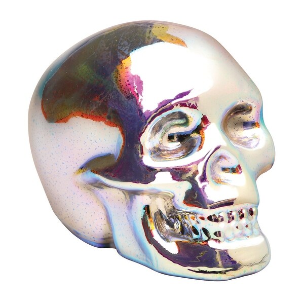 led skull table lamp