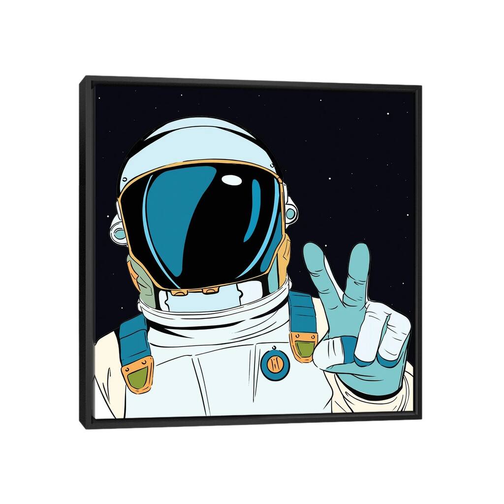 iCanvas "Astronaut Pop" by Art Mirano Framed Canvas Print