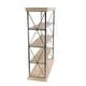 preview thumbnail 32 of 74, Brown Wood 3 Shelves Shelving Unit - 48 x 17 x 34