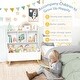 preview thumbnail 5 of 12, Kids Bookshelf and Toy Storage, 3-Tier Wooden Open Bookcase, Baby Book and Toy Storage Display Organizer with Spacious Top Shelf