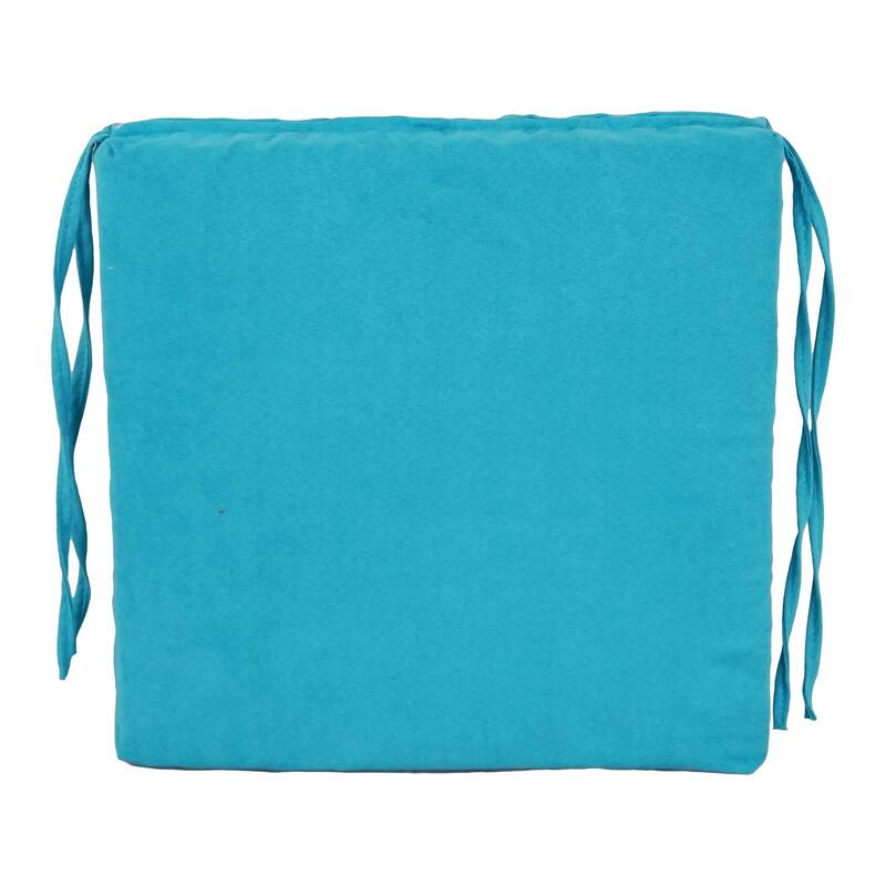16-inch Square Indoor Microsuede Chair Cushions (Set of 2 or 4) - 16 x 16