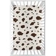preview thumbnail 1 of 4, Sweet Jojo Designs Cow Print Girl Boy Gender Neutral Fitted Mini Portable Crib Sheet Brown Vintage Animal Print Western Retro