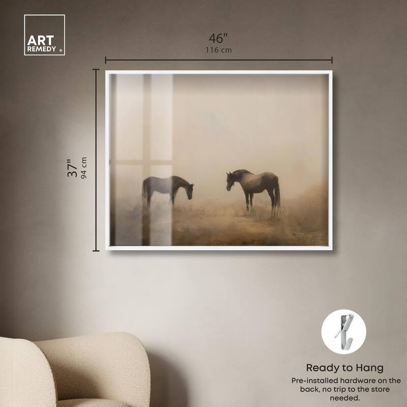 Equine Duo II Shadowbox by Art Remedy