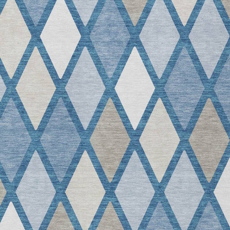 HomeRoots Geometric Transitional Rectangle Outdoor Rug