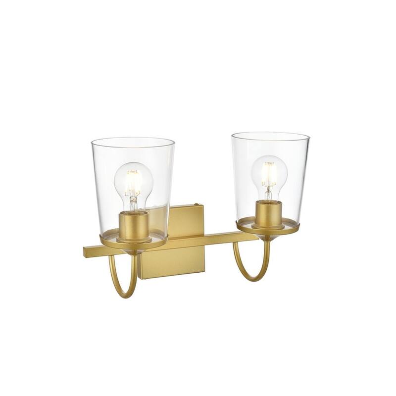 Avant 1 Light Black and Clear Bath Sconce