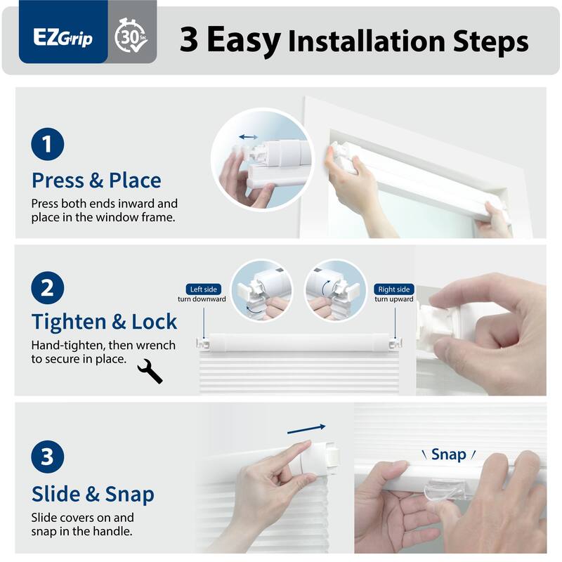 EZ Grip No Tool 1" LF Cellular Shade