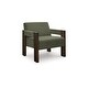 preview thumbnail 2 of 4, Signature Design by Ashley Adlanlock Green Accent Chair - 33" W x 31.25" D x 33" H