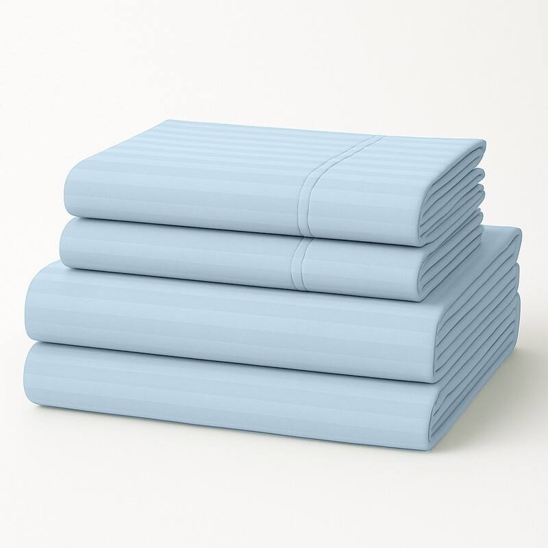Premium Breathable Cotton Deep Pocket Sheet Set Hotel-Quality Comfort