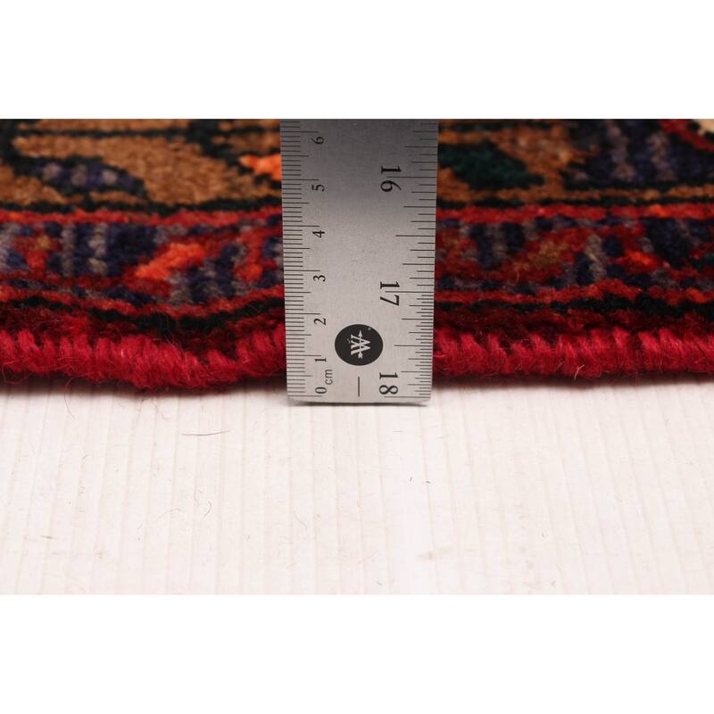 ECARPETGALLERY Hand-knotted Konya Anatolian Dark Red Wool Rug - 3'7 x 10'6