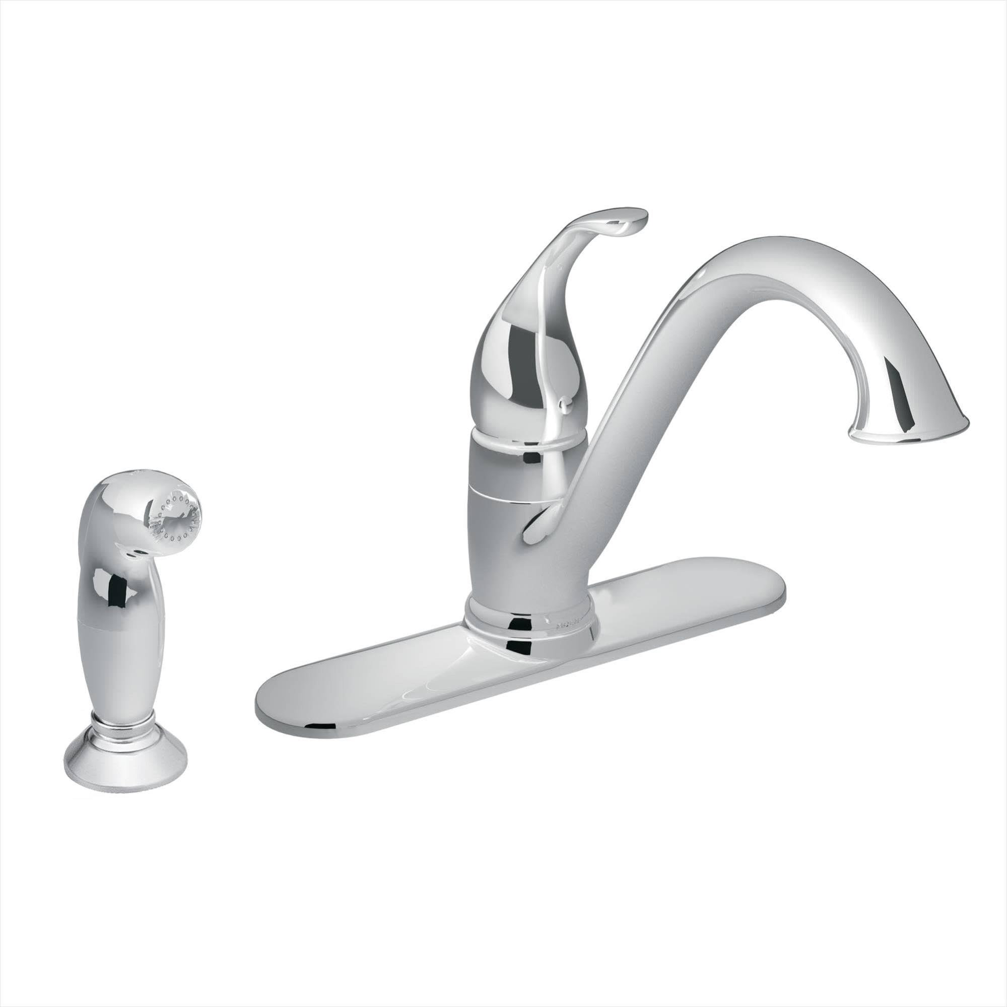 Shop Black Friday Deals On Moen 67840 Camerist High Arc Kitchen Faucet With Sidespray Chrome Overstock 16296274