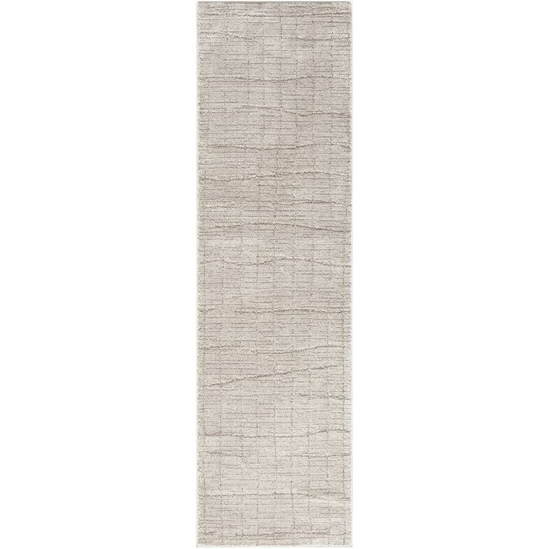 Power Loomed Abstract Modern Area Rug - 90' X '26' X '0.59