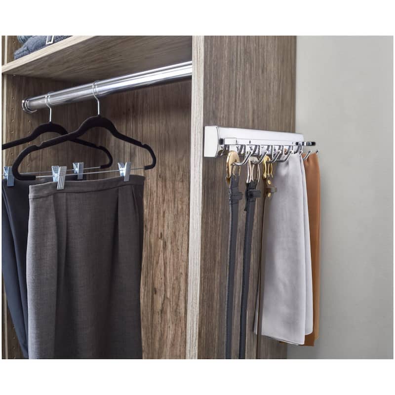 Rev-A-Shelf Sidelines 13-11/16 Inch Pull Out Belt Rack