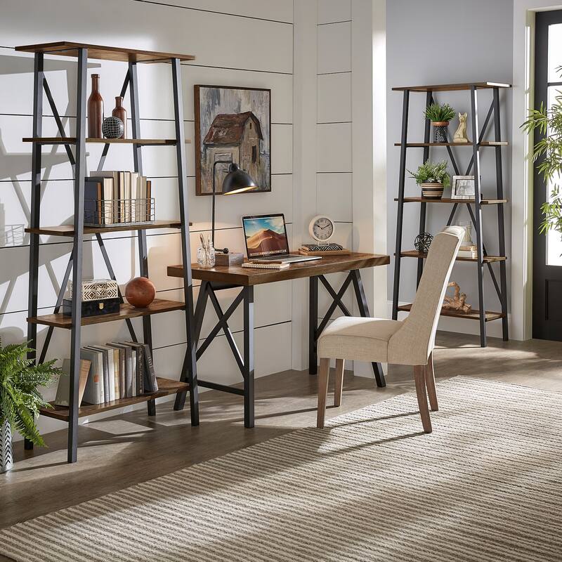Bryson Rustic X-Base Desk by iNSPIRE Q Classic