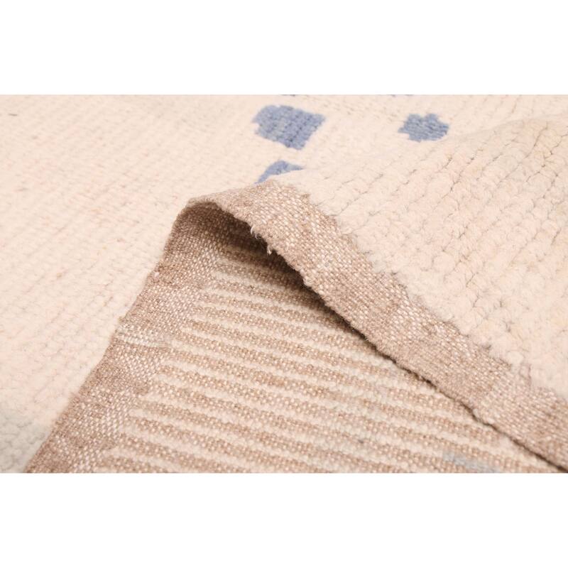 ECARPETGALLERY Hand-knotted Pak Finest Marrakesh Cream Wool Rug - 8'0 x 10'1