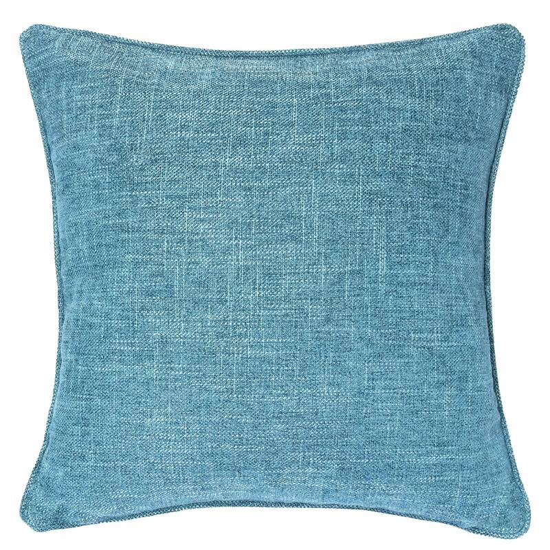 Christina Chenille 20" Square Decorative Throw Pillow 2PK - Cerulean