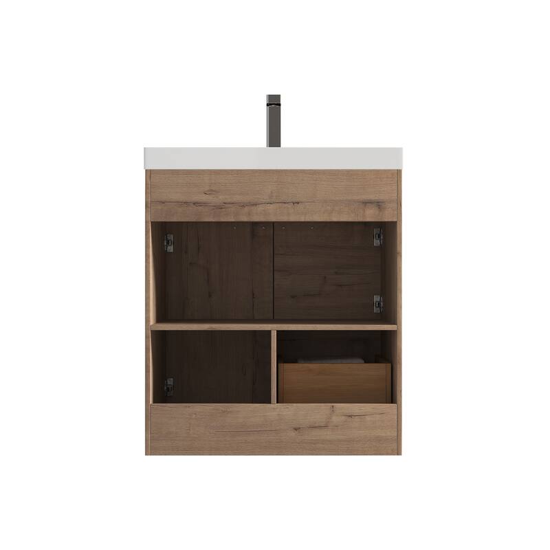 Blossom Hanover 30 Inch Bathroom Vanity with Topmount Acrylic Sink