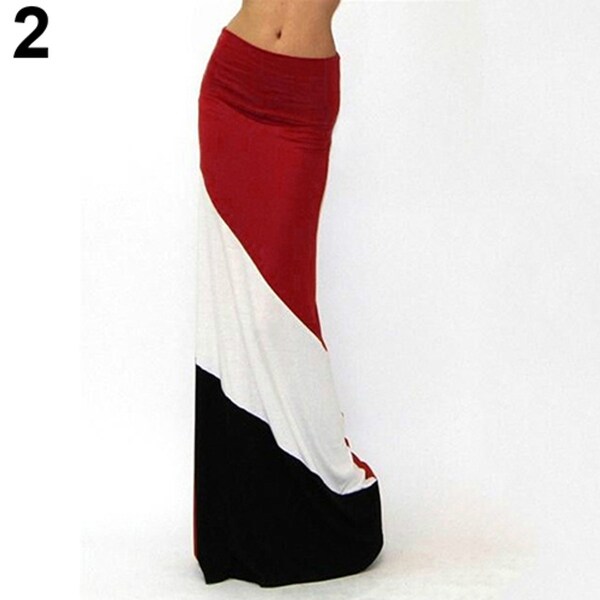 slimming maxi skirt