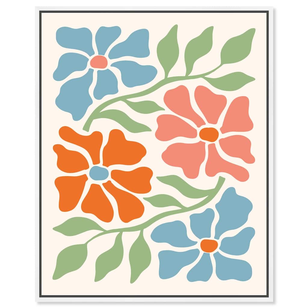 The Flowers Vines all Season Canvas by Art Remedy