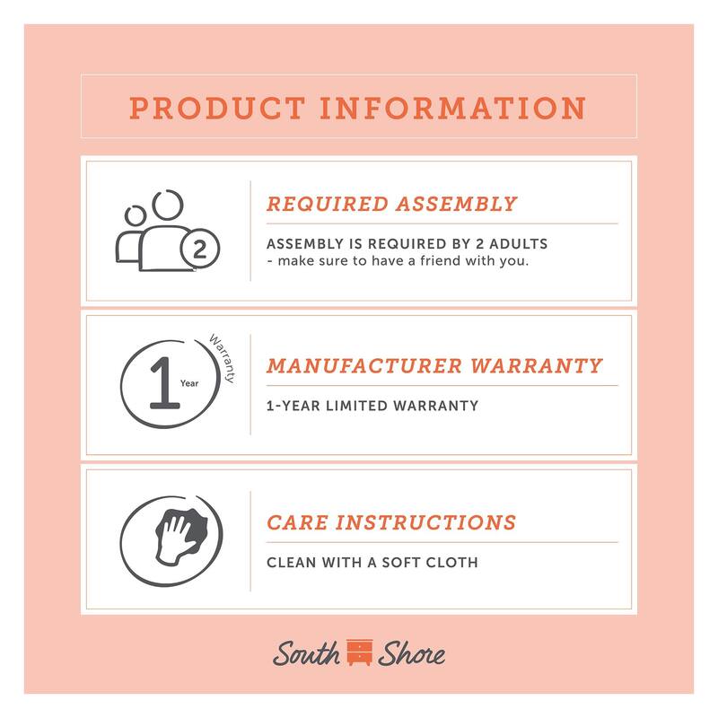 South Shore Sweedi Clothes Rack with Storage Shelves