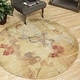 preview thumbnail 20 of 30, Nourison Somerset Vintage Watercolor Floral Pattern Area Rug 5'6" Round - Beige - Runner/Round