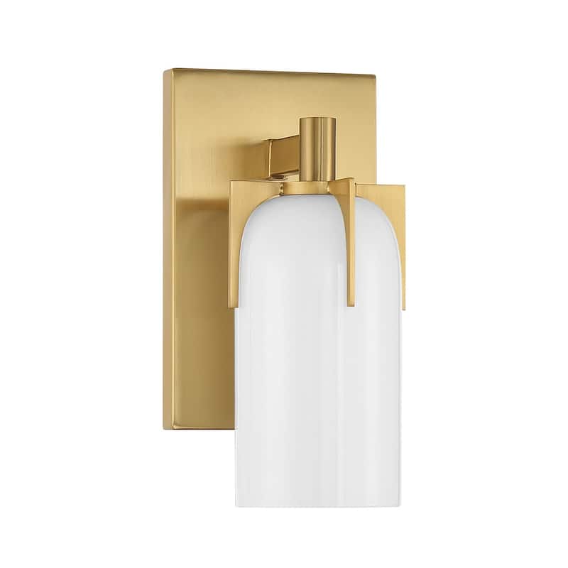 Caldwell 1-Light Bathroom Vanity Light - Warm Brass
