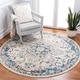 preview thumbnail 52 of 109, SAFAVIEH Madison Diederike Boho Medallion Distressed Rug 3' x 3' Round - Ivory/Grey