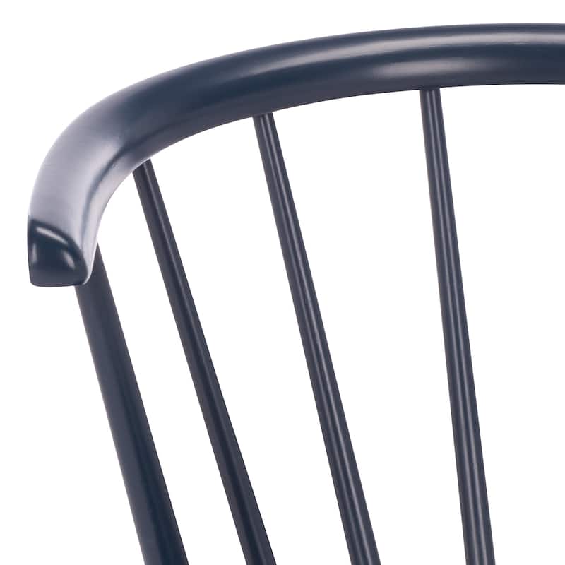 SAFAVIEH Home Blanchard 18-inch Curved Spindle Side Chair [SET of 2] - 21"W x 21"D x 30"H