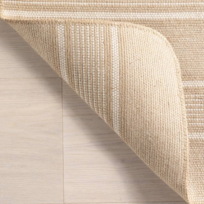 NuLOOM Anaya Striped Jute Area Rug