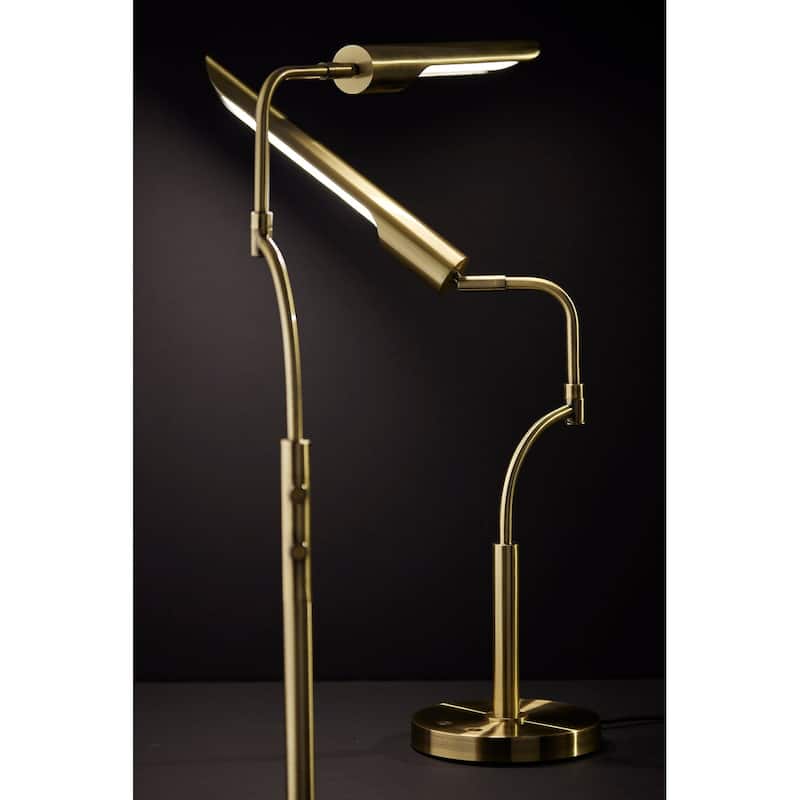Zane LED Desk Lamp w. Smart Switch- Black