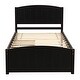 preview thumbnail 2 of 9, Twin Size Platform Bed with Two Drawers and Solid Pine Wood Construction