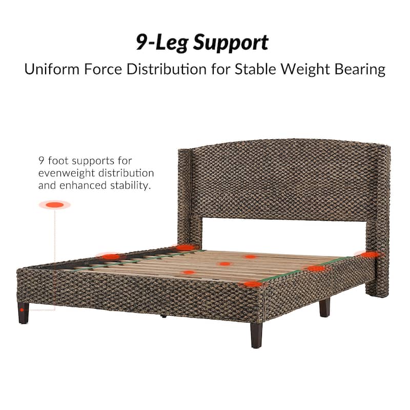 Ludwig Traditional Standard Bed with Wingback Design by HULALA HOME